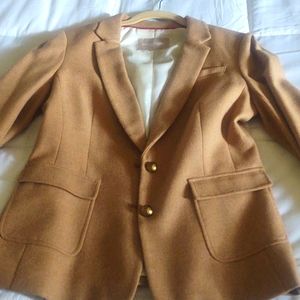 Beige banana republic blazer wool medium